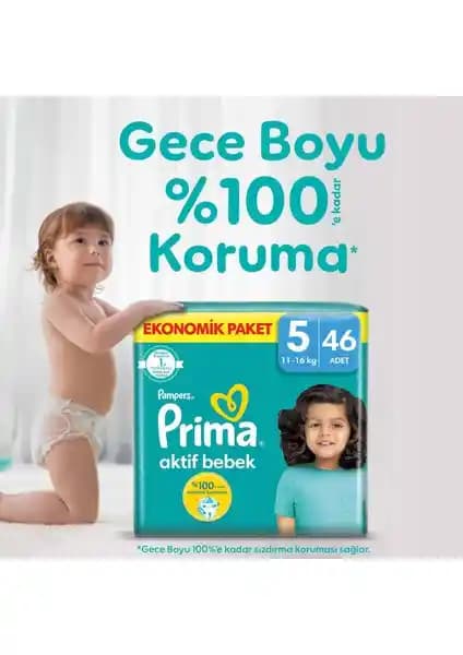 Prima Bebek Bezi Aktif Bebek 5 ve 6 Beden Karşılaştırması Bebekler İçin En İyi Seçenekler